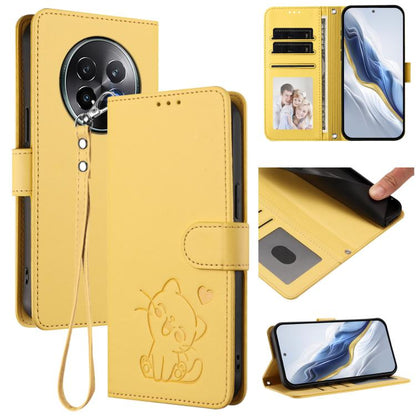 Embossed Heart Cat Leather Phone Case with Hand Strap, For Realme C63 / C61 / Note 60 4G Global, For Realme 13+ 5G Global, For Realme 13 / 12 4G / P1 5G Global, For Realme 13 Pro / 13 Pro+ 5G Global, For Realme GT 6 5G / GT 6T 5G Global                ...