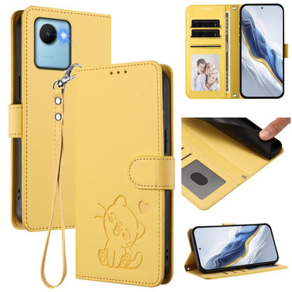 Embossed Heart Cat Leather Phone Case with Hand Strap, For Realme 10 Pro+ 5G, For Realme 10 4G Global, For Realme C30 4G / C30s / Narzo 50i, For Realme GT Neo 3T, For Realme 9 Pro+ 5G / Narzo 50 Pro 5G, For Realme GT Neo 3                              ...