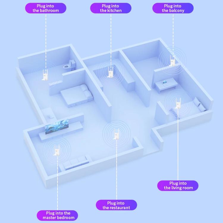 COMFAST CF-WR773BE 3570Mbps WiFi7 Signal Extender Dual Band Gigabit Wireless Repeater