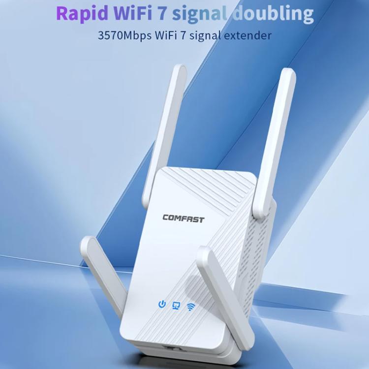 COMFAST CF-WR773BE 3570Mbps WiFi7 Signal Extender Dual Band Gigabit Wireless Repeater