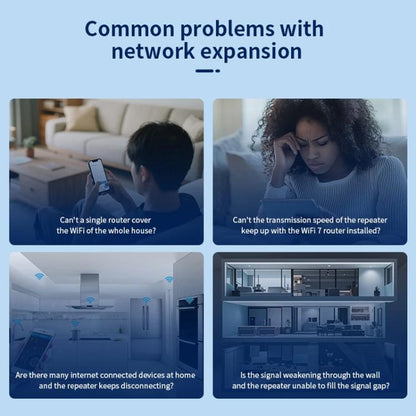 COMFAST CF-WR773BE 3570Mbps WiFi7 Signal Extender Dual Band Gigabit Wireless Repeater