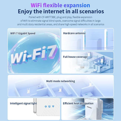 COMFAST CF-WR773BE 3570Mbps WiFi7 Signal Extender Dual Band Gigabit Wireless Repeater