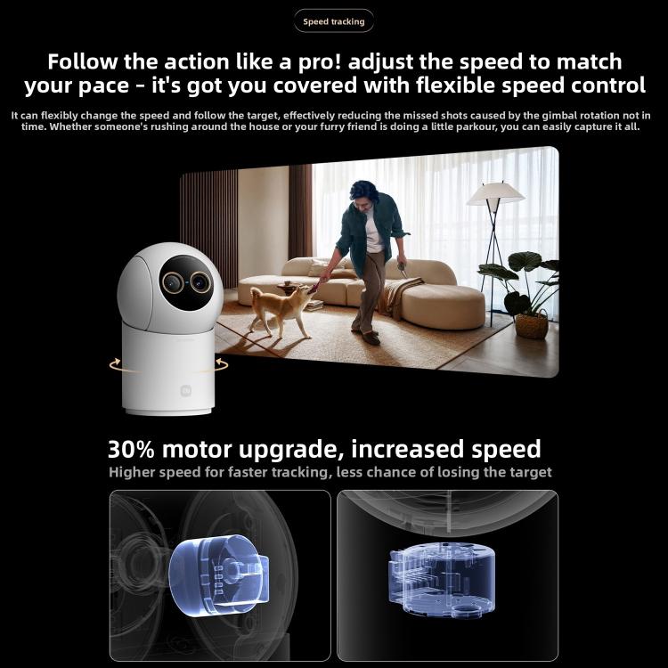 Caméra intelligente Xiaomi Mijia 4 édition Zoom 9X bébé animal de compagnie reconnaissance faciale IA appel gestuel caméra vocale bidirectionnelle pour application Mi Home, caméra intelligente Xiaomi Mijia 4