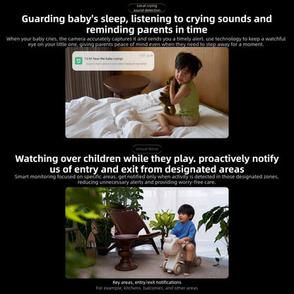 Caméra intelligente Xiaomi Mijia 4 édition Zoom 9X bébé animal de compagnie reconnaissance faciale IA appel gestuel caméra vocale bidirectionnelle pour application Mi Home, caméra intelligente Xiaomi Mijia 4