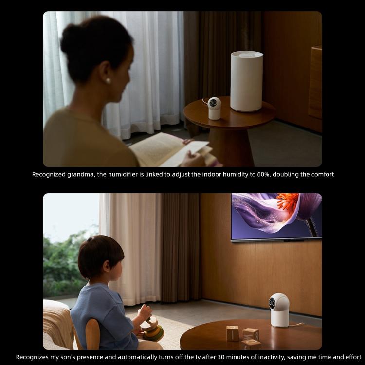 Caméra intelligente Xiaomi Mijia 4 édition Zoom 9X bébé animal de compagnie reconnaissance faciale IA appel gestuel caméra vocale bidirectionnelle pour application Mi Home, caméra intelligente Xiaomi Mijia 4
