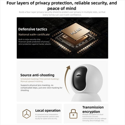 Original Xiaomi Smart Camera 4 4K Dual-band Wi-Fi 6 8MP HDR AI Tracking Night Vision Two-Way Audio Home Security Baby Monitor Pet Camera, Xiaomi Smart Camera 4 4K