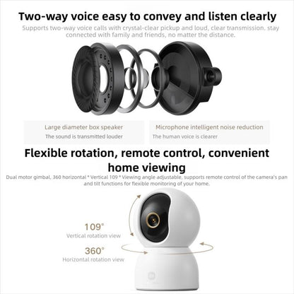 Original Xiaomi Smart Camera 4 4K Dual-band Wi-Fi 6 8MP HDR AI Tracking Night Vision Two-Way Audio Home Security Baby Monitor Pet Camera, Xiaomi Smart Camera 4 4K