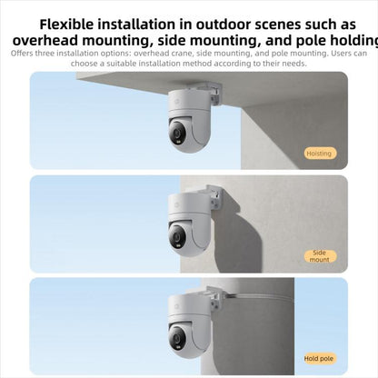 Original Xiaomi Outdoor Camera 4C 3K Full Color Night Vision 5MP IP66 Human Tracking Sound And Light Warning Voice Call Camera, Xiaomi Outdoor Camera 4C 3K