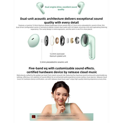 Original Xiaomi REDMI Buds 7S Semi-in-Ear Active Noise Cancelling Bluetooth Earphone