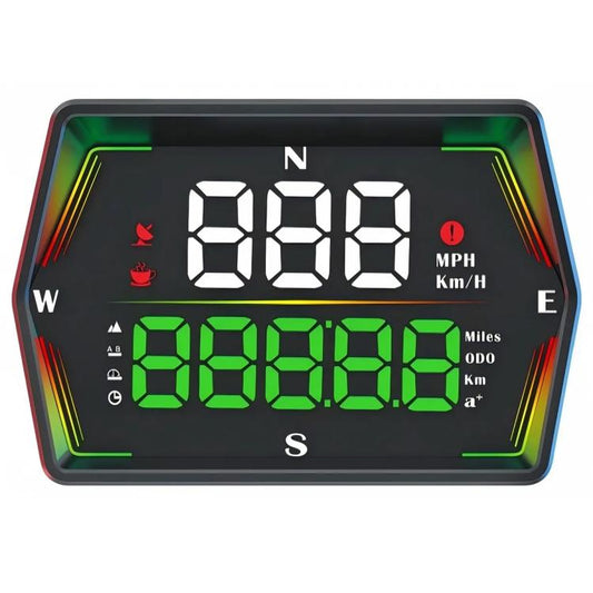 G21 Car HD Display GPS Speedometer Car OBD Meter Display Head-Up Display with Suction Cup Holder