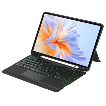 Detachable Backlit Bluetooth Keyboard Leather Case with Touchpad, For Honor MagicPad4 / MagicPad 3 Pro, For Honor Pad V9 / Pad GT