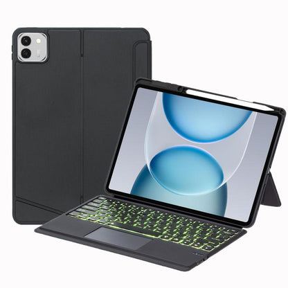Detachable Backlit Bluetooth Keyboard Leather Case with Touchpad, For Honor MagicPad4 / MagicPad 3 Pro, For Honor Pad V9 / Pad GT