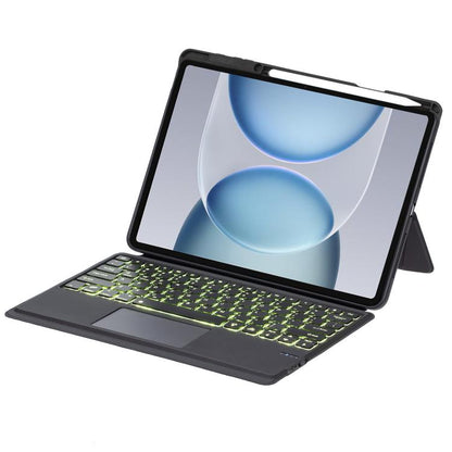 Detachable Backlit Bluetooth Keyboard Leather Case with Touchpad, For Honor MagicPad4 / MagicPad 3 Pro, For Honor Pad V9 / Pad GT