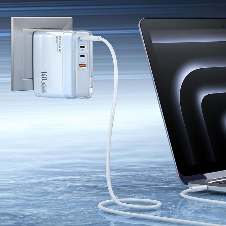 WK WP-U20 lceyon 140W GaN Multi-function Charger, EU Plug, UK Plug