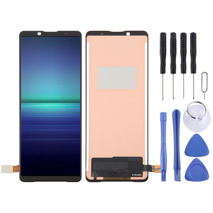 TFT-LCD-Bildschirm mit Digitizer (komplett), für Sony Xperia 5 IV, für Sony Xperia 10 IV, für Sony Xperia 5 III, für Sony Xperia 10 III, für Sony Xperia 5 II, für Sony Xperia 10 II