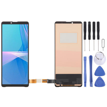 TFT-LCD-Bildschirm mit Digitizer (komplett), für Sony Xperia 5 IV, für Sony Xperia 10 IV, für Sony Xperia 5 III, für Sony Xperia 10 III, für Sony Xperia 5 II, für Sony Xperia 10 II
