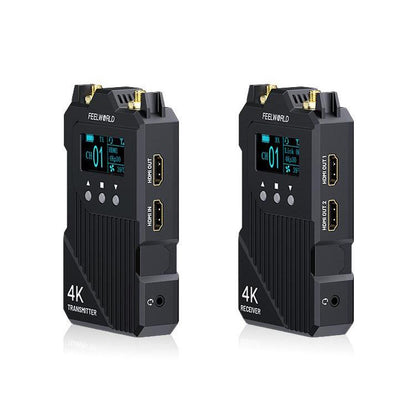 FEELWORLD WT1H 4K Wireless Video Transmission System Dual HDMI-compatible Full Duplex Intercom Live Streaming, WT1H