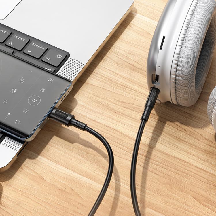 Borofone BL25B 3.5mm to Type-C Nice Digital AUX Audio Cable, Length: 1m