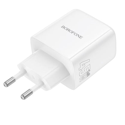 Borofone BN30 Fuente PD45W Type-C + QC3.0 USB Charger, EU Plug