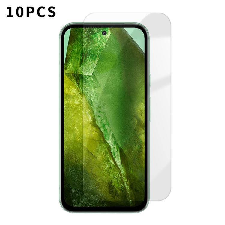 Kalebol 10pcs High-Aluminum Semi-Screen Anti-Fingerprint HD Tempered Glass Film, For Google Pixel 11 Pro XL, For Google Pixel 11, For Google Pixel 11 Pro, For Google Pixel 10a, For Google Pixel 10 Pro XL, For Google Pixel 10 Pro, For Google Pixel 10   ...