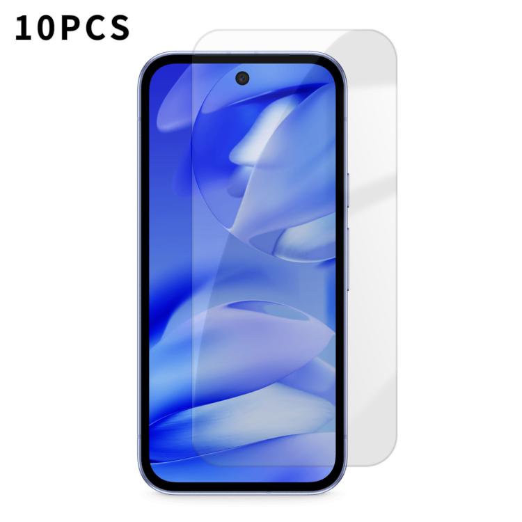 Kalebol 10pcs High-Aluminum Semi-Screen Anti-Fingerprint HD Tempered Glass Film, For Google Pixel 11 Pro XL, For Google Pixel 11, For Google Pixel 11 Pro, For Google Pixel 10a, For Google Pixel 10 Pro XL, For Google Pixel 10 Pro, For Google Pixel 10   ...