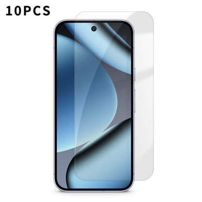 Kalebol 10pcs High-Aluminum Semi-Screen Anti-Fingerprint HD Tempered Glass Film, For Google Pixel 11 Pro XL, For Google Pixel 11, For Google Pixel 11 Pro, For Google Pixel 10a, For Google Pixel 10 Pro XL, For Google Pixel 10 Pro, For Google Pixel 10   ...