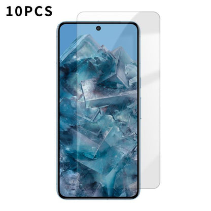Kalebol 10pcs High-Aluminum Semi-Screen Anti-Fingerprint HD Tempered Glass Film, For Google Pixel 11 Pro XL, For Google Pixel 11, For Google Pixel 11 Pro, For Google Pixel 10a, For Google Pixel 10 Pro XL, For Google Pixel 10 Pro, For Google Pixel 10   ...