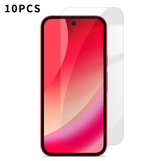Kalebol 10pcs High-Aluminum Semi-Screen Anti-Fingerprint HD Tempered Glass Film, For Google Pixel 11a, For Google Pixel 11 Pro XL, For Google Pixel 11, For Google Pixel 11 Pro, For Google Pixel 10a, For Google Pixel 10 Pro XL, For Google Pixel 10 Pro  ...
