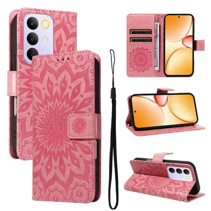 Embossed Sunflower Pattern Flip Leather Phone Case, For Realme 16 Pro+ 5G Global, For Realme 16 Pro 5G Global, For Realme C85 5G/15X 5G India, For Realme C85 Pro 4G, For Realme 15T 5G, For Realme C71 4G India, For Realme 15 5G
