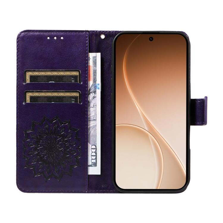 Embossed Sunflower Pattern Flip Leather Phone Case, For Realme 16T 5G, For Realme 16 Pro+ 5G Global, For Realme 16 Pro 5G Global, For Realme P4x 5G, For Realme C85 5G/15X 5G India, For Realme C85 Pro 4G, For Realme 15T 5G, For Realme C71 4G India      ...