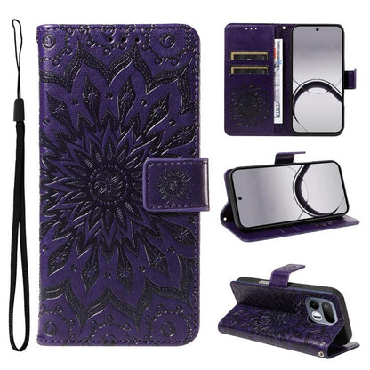 Embossed Sunflower Pattern Flip Leather Phone Case, For Realme 16T 5G, For Realme 16 Pro+ 5G Global, For Realme 16 Pro 5G Global, For Realme P4x 5G, For Realme C85 5G/15X 5G India, For Realme C85 Pro 4G, For Realme 15T 5G, For Realme C71 4G India      ...