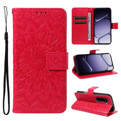 Embossed Sunflower Pattern Flip Leather Phone Case, For Realme 16T 5G, For Realme 16 Pro+ 5G Global, For Realme 16 Pro 5G Global, For Realme P4x 5G, For Realme C85 5G/15X 5G India, For Realme C85 Pro 4G, For Realme 15T 5G, For Realme C71 4G India      ...