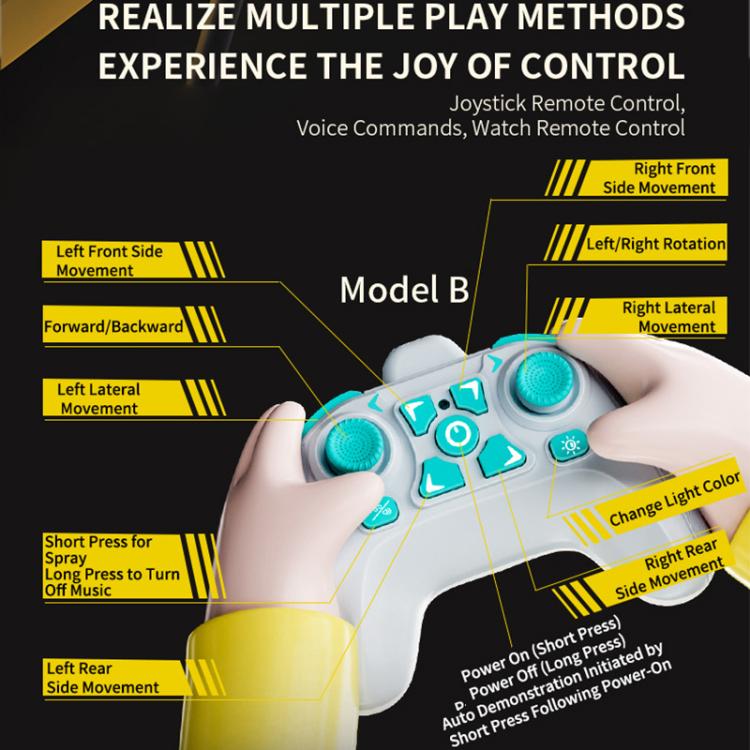 JJR/C Q206 B Future Technology New Energy Concept Remote Control Car, Single Control, Dual Control