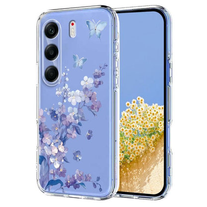 Flower Pattern Painted TPU Phone Case, For Tecno Spark Go 2024 / Pop 8 / Spark 20, For Tecno Spark 40C, For Tecno Pova 7 Pro 5G, For Tecno Pova 7 5G, For Tecno Spark 40 4G, For Tecno Pova 7 Ultra 5G, For Tecno Pova 7 4G, For Tecno Camon 40 Pro 4G / 5G ...