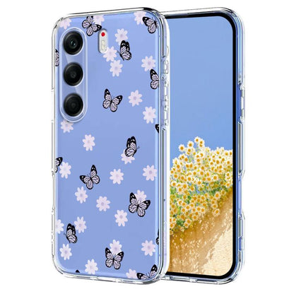 Flower Pattern Painted TPU Phone Case, For Tecno Spark Go 2024 / Pop 8 / Spark 20, For Tecno Spark 40C, For Tecno Pova 7 Pro 5G, For Tecno Pova 7 5G, For Tecno Spark 40 4G, For Tecno Pova 7 Ultra 5G, For Tecno Pova 7 4G, For Tecno Camon 40 Pro 4G / 5G ...