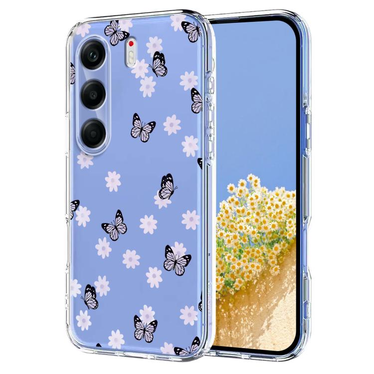 Flower Pattern Painted TPU Phone Case, For Tecno Spark Go 2024 / Pop 8 / Spark 20, For Tecno Spark 40C, For Tecno Pova 7 Pro 5G, For Tecno Pova 7 5G, For Tecno Spark 40 4G, For Tecno Pova 7 Ultra 5G, For Tecno Pova 7 4G, For Tecno Camon 40 Pro 4G / 5G ...