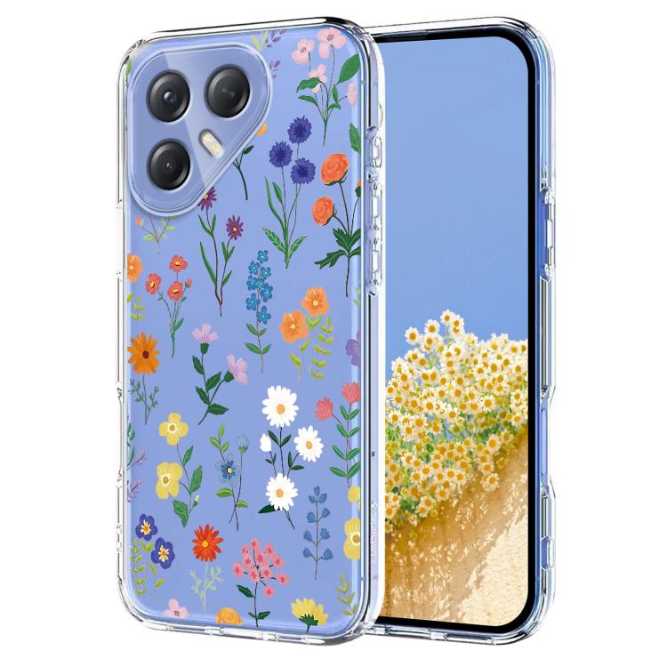 Flower Pattern Painted TPU Phone Case, For Tecno Spark Go 2024 / Pop 8 / Spark 20, For Tecno Spark 40C, For Tecno Pova 7 Pro 5G, For Tecno Pova 7 5G, For Tecno Spark 40 4G, For Tecno Pova 7 Ultra 5G, For Tecno Pova 7 4G, For Tecno Camon 40 Pro 4G / 5G ...