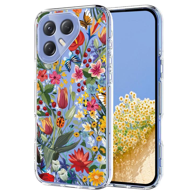 Flower Pattern Painted TPU Phone Case, For Tecno Spark Go 2024 / Pop 8 / Spark 20, For Tecno Spark 40C, For Tecno Pova 7 Pro 5G, For Tecno Pova 7 5G, For Tecno Spark 40 4G, For Tecno Pova 7 Ultra 5G, For Tecno Pova 7 4G, For Tecno Camon 40 Pro 4G / 5G ...
