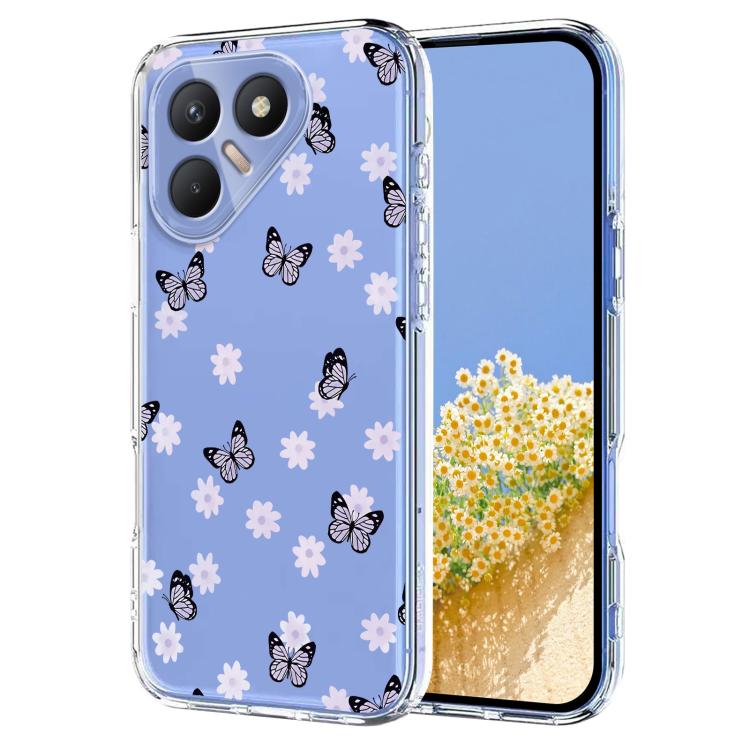 Flower Pattern Painted TPU Phone Case, For Tecno Spark Go 2024 / Pop 8 / Spark 20, For Tecno Spark 40C, For Tecno Pova 7 Pro 5G, For Tecno Pova 7 5G, For Tecno Spark 40 4G, For Tecno Pova 7 Ultra 5G, For Tecno Pova 7 4G, For Tecno Camon 40 Pro 4G / 5G ...