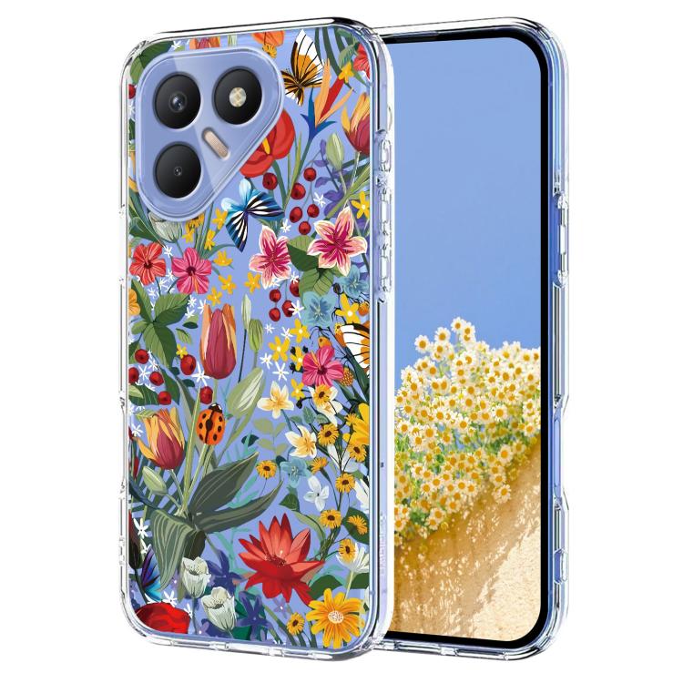 Flower Pattern Painted TPU Phone Case, For Tecno Spark Go 2024 / Pop 8 / Spark 20, For Tecno Spark 40C, For Tecno Pova 7 Pro 5G, For Tecno Pova 7 5G, For Tecno Spark 40 4G, For Tecno Pova 7 Ultra 5G, For Tecno Pova 7 4G, For Tecno Camon 40 Pro 4G / 5G ...