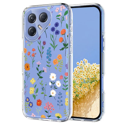 Flower Pattern Painted TPU Phone Case, For Tecno Spark Go 2024 / Pop 8 / Spark 20, For Tecno Spark 40C, For Tecno Pova 7 Pro 5G, For Tecno Pova 7 5G, For Tecno Spark 40 4G, For Tecno Pova 7 Ultra 5G, For Tecno Pova 7 4G, For Tecno Camon 40 Pro 4G / 5G ...
