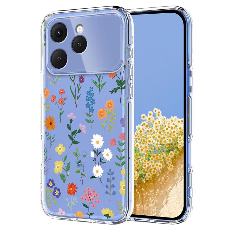 Flower Pattern Painted TPU Phone Case, For Tecno Spark Go 2024 / Pop 8 / Spark 20, For Tecno Spark 40C, For Tecno Pova 7 Pro 5G, For Tecno Pova 7 5G, For Tecno Spark 40 4G, For Tecno Pova 7 Ultra 5G, For Tecno Pova 7 4G, For Tecno Camon 40 Pro 4G / 5G ...