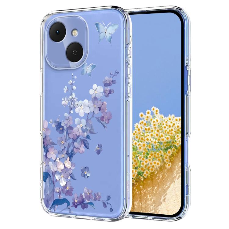 Flower Pattern Painted TPU Phone Case, For Tecno Spark Go 2024 / Pop 8 / Spark 20, For Tecno Spark 40C, For Tecno Pova 7 Pro 5G, For Tecno Pova 7 5G, For Tecno Spark 40 4G, For Tecno Pova 7 Ultra 5G, For Tecno Pova 7 4G, For Tecno Camon 40 Pro 4G / 5G ...