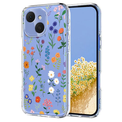 Flower Pattern Painted TPU Phone Case, For Tecno Spark Go 2024 / Pop 8 / Spark 20, For Tecno Spark 40C, For Tecno Pova 7 Pro 5G, For Tecno Pova 7 5G, For Tecno Spark 40 4G, For Tecno Pova 7 Ultra 5G, For Tecno Pova 7 4G, For Tecno Camon 40 Pro 4G / 5G ...