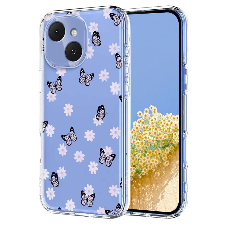 Flower Pattern Painted TPU Phone Case, For Tecno Spark Go 2024 / Pop 8 / Spark 20, For Tecno Spark 40C, For Tecno Pova 7 Pro 5G, For Tecno Pova 7 5G, For Tecno Spark 40 4G, For Tecno Pova 7 Ultra 5G, For Tecno Pova 7 4G, For Tecno Camon 40 Pro 4G / 5G ...