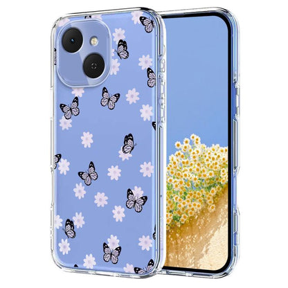 Flower Pattern Painted TPU Phone Case, For Tecno Spark Go 2024 / Pop 8 / Spark 20, For Tecno Spark 40C, For Tecno Pova 7 Pro 5G, For Tecno Pova 7 5G, For Tecno Spark 40 4G, For Tecno Pova 7 Ultra 5G, For Tecno Pova 7 4G, For Tecno Camon 40 Pro 4G / 5G ...