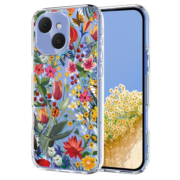 Flower Pattern Painted TPU Phone Case, For Tecno Spark Go 2024 / Pop 8 / Spark 20, For Tecno Spark 40C, For Tecno Pova 7 Pro 5G, For Tecno Pova 7 5G, For Tecno Spark 40 4G, For Tecno Pova 7 Ultra 5G, For Tecno Pova 7 4G, For Tecno Camon 40 Pro 4G / 5G ...