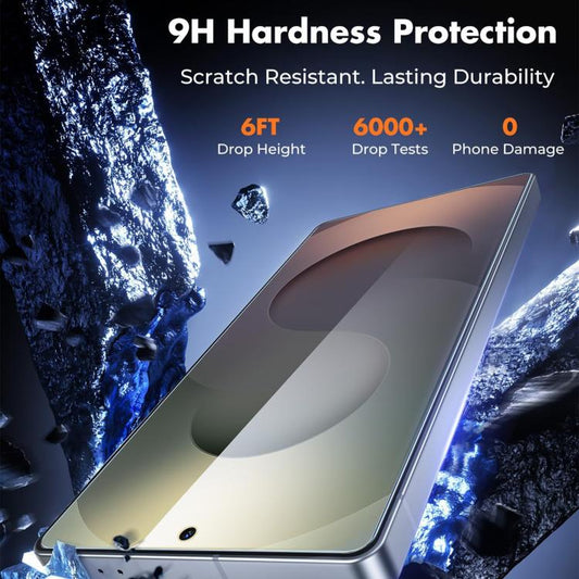 Kalebol 10pcs High-Aluminum Semi-Screen Anti-Fingerprint HD Tempered Glass Film