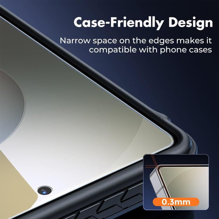 Kalebol 10pcs High-Aluminum Semi-Screen Anti-Fingerprint HD Tempered Glass Film
