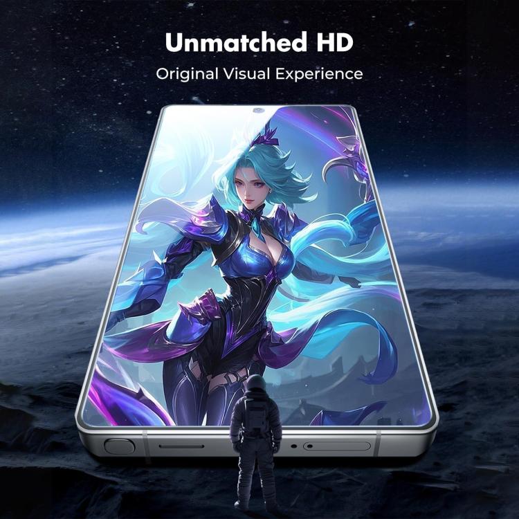Kalebol 10pcs High-Aluminum Semi-Screen Anti-Fingerprint HD Tempered Glass Film